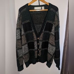 Michael Gerard vintage grandpa cardigan sweater